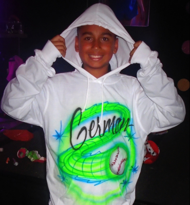 airbrushed hoodies